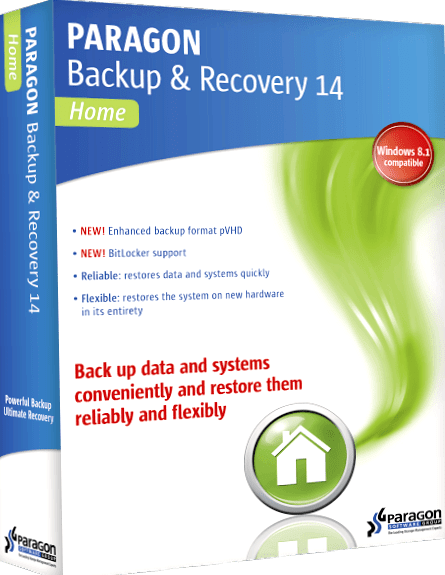 Data backup with paragon backup & recovery