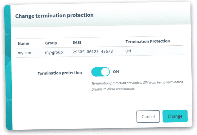 Termination and protection against termination for trainees